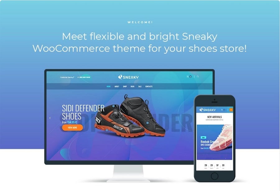 Sneaky - Sport Shoes Elementor WooCommerce Theme