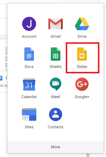 open slides