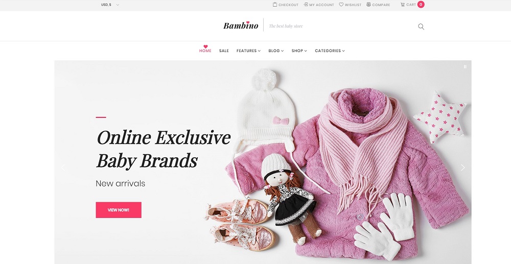 Bambino - Baby Store Responsive WooCommerce Theme