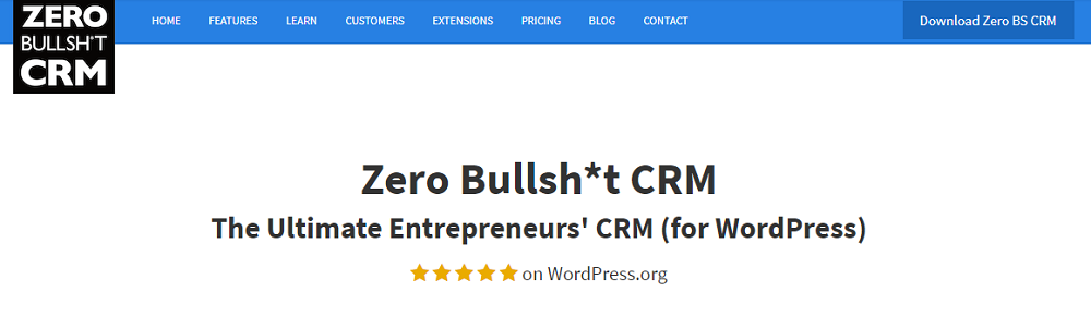 Zero BS CRM