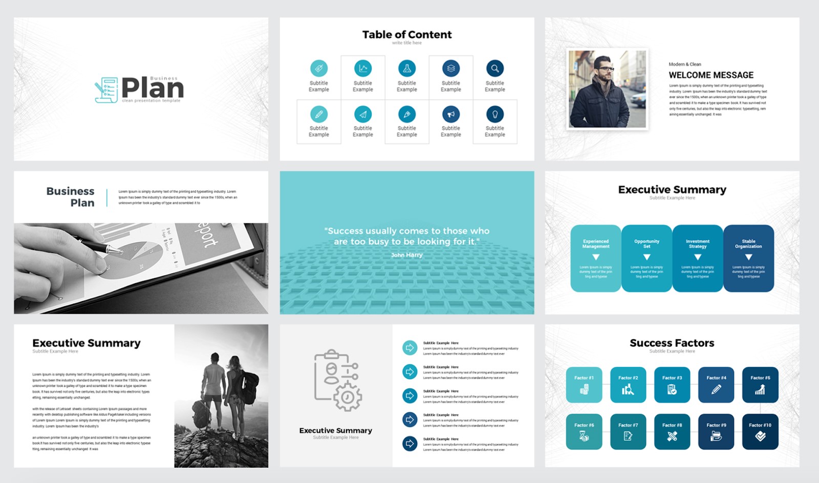 business plan powerpoint template