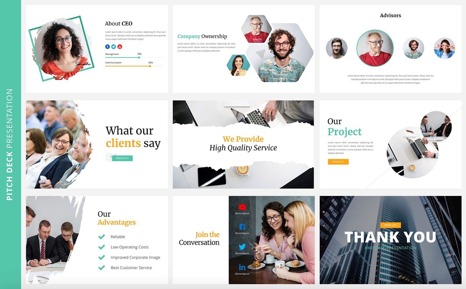 pitch deck powerpoint template