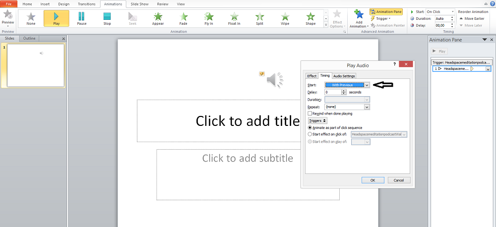 select start with previous