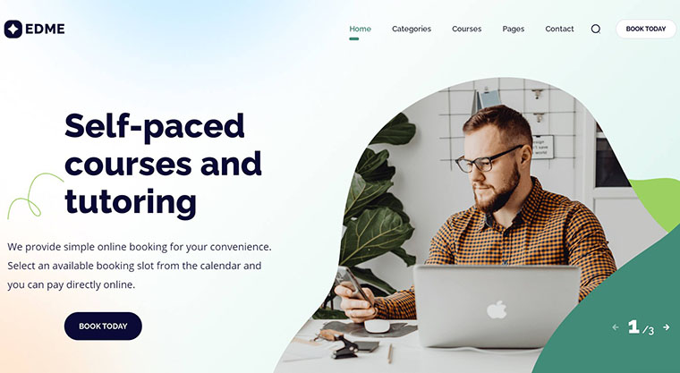 Edme - Education WordPress Theme With Booking Functionality