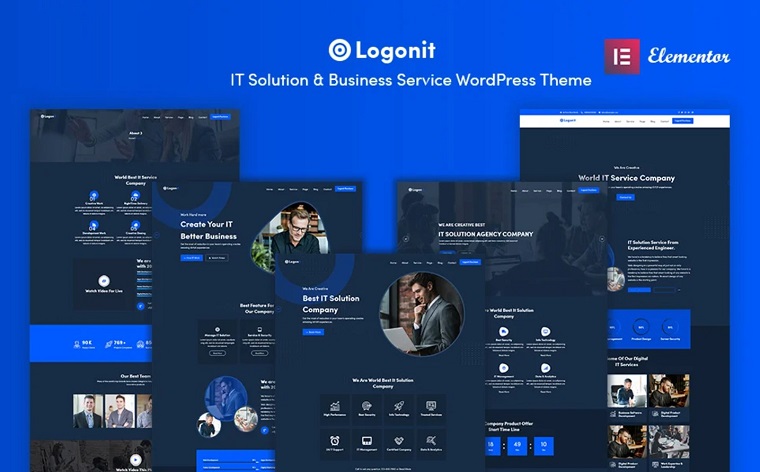 Logonit - IT Solutions & Business Service WordPress Theme.