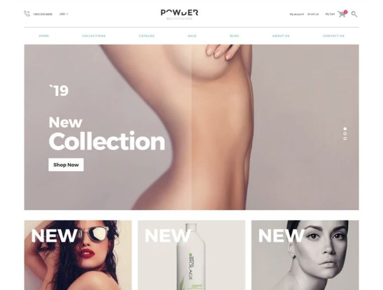 POWDER web template
