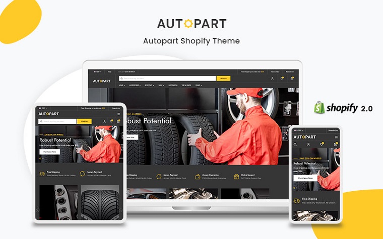 Premium Autopart Shopify Theme.