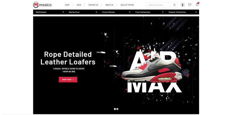 Maxico - The Shoes& Fashion Premium Shopify Theme.