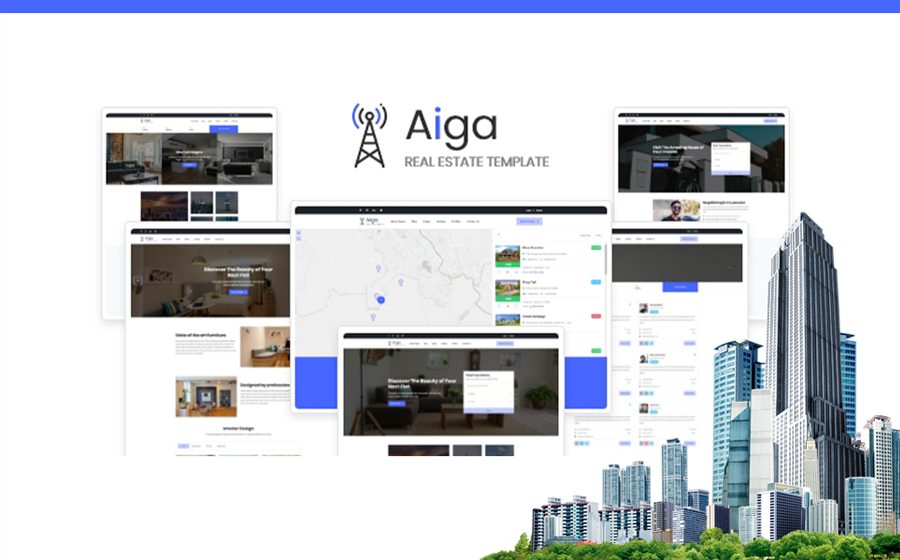 aiga-real-estate-html5-website-template