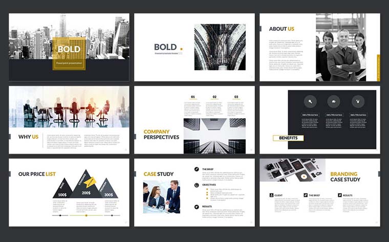 Bold - PowerPoit Presentation Template.
