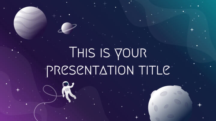 Iris powerpoint template.