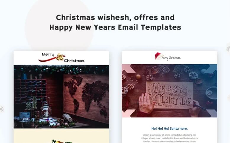 christmas email template