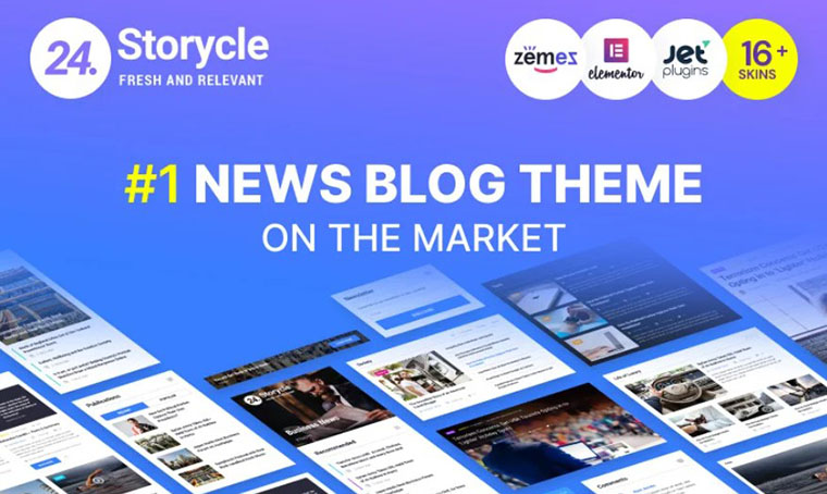 24.Storycle Elementor WordPress Theme