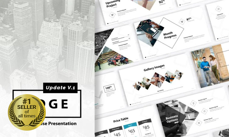 Edge PowerPoint template