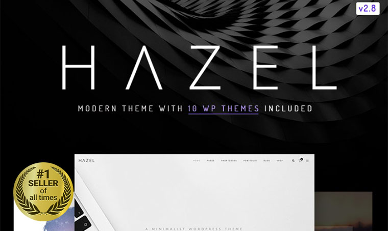 Hazel WordPress digital bestseller