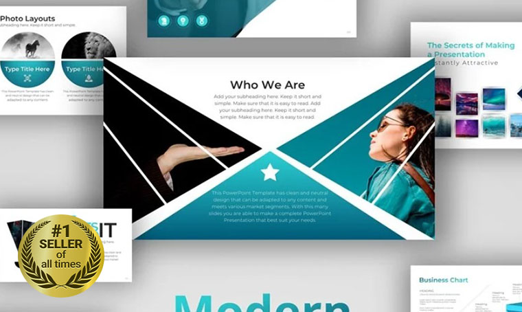 Modern PowerPoint template