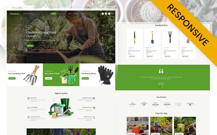 Gardcro - Garden WooCommerce Theme.