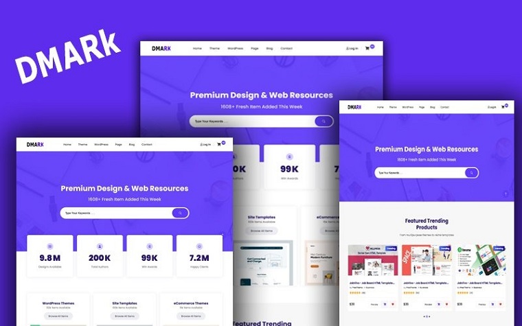 Digital DMARK HTML5 Bootstrap5 Website.