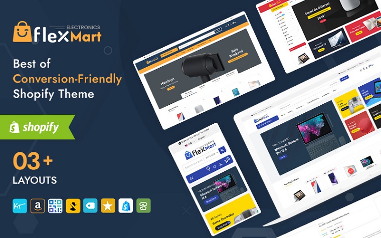 Flexmart Multipurpose Shopify Theme for Electronics Store.
