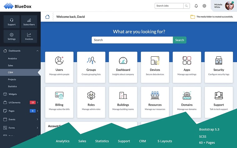 Bluedox - Premium Bootstrap 5 Admin Dashboard.