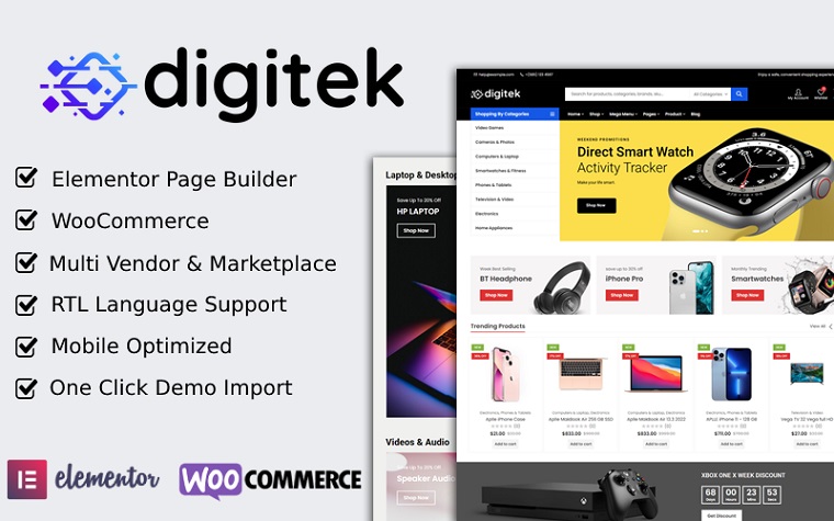 Electronic Technology Store WordPress Themes.