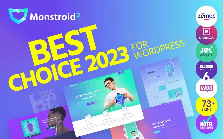Monstroid2 - Multipurpose Modular WordPress Elementor Theme.